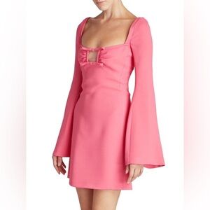 Giambattista Valli Bell Sleeve Mini Dress